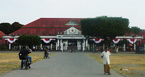 Eingang des Kraton von Yogyakarta
